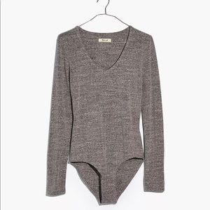 V-Neck Long Sleeve Bodysuit